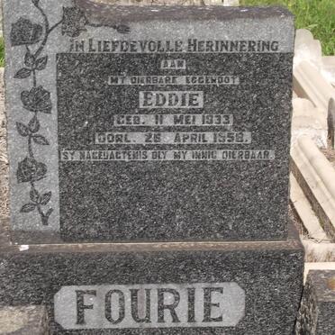 FOURIE Eddie 1933-1958