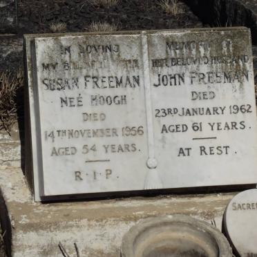 FREEMAN Susan HOOGH -1956 &amp; John -1962