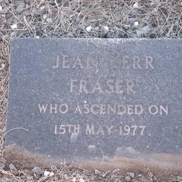 FRASER Jean Kerr -1977