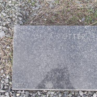 FUTTER Olga nee BECK 1900-1973