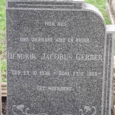 GERBER Hendrik Jacobus 1935-1965