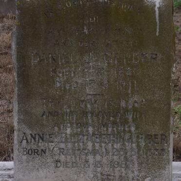 GERBER Daniel J. 1886-1911 &amp; Annie Elizabeth REITSMA 1888-1967