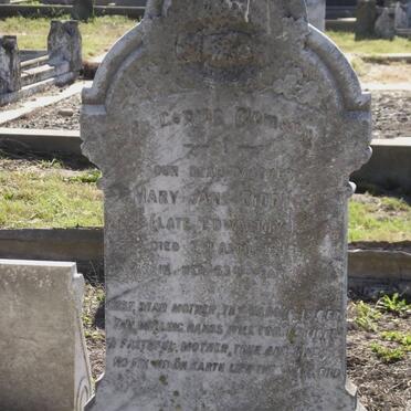 GIDDINS Mary Jane fromerly EDWORTHY -1916