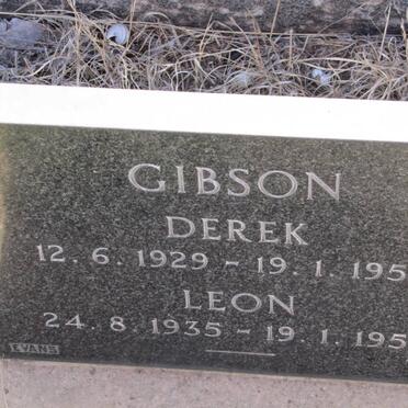 GIBSON Derek 1929-1957 :: GIBSON Leon 1935-1957