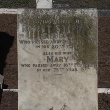 GIBBONS Robert Srephen -1930 &amp; Mary -1928