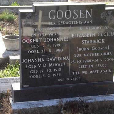 GOOSEN :: STARBUCK 