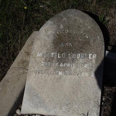 GROBLER Magteld 1921-1922