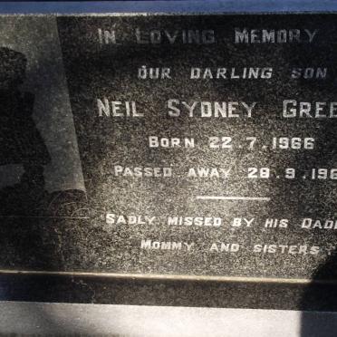 GREEFF Neil Sydney 1966-1969