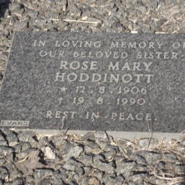 HODDINOTT Rose Mary 1906-1990
