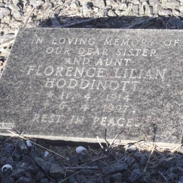 HODDINOTT Florence Lilian 1914-1997