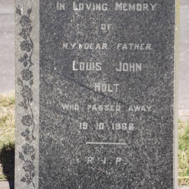 HOLT Louis John -1968