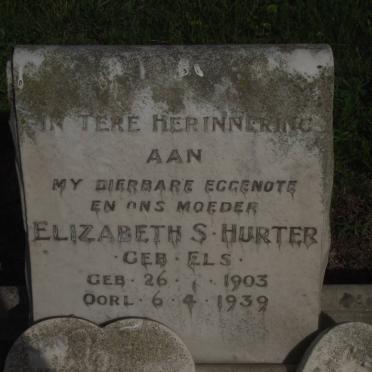 HURTER Elizabeth S. nee ELS 1903-1939