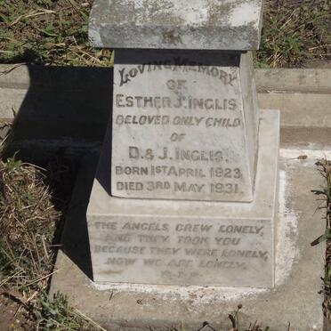 INGLIS Esther J. 1923-1931