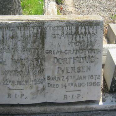 IVERSEN Dorthinus 1872-1966 &amp; Anne 1878-1951 :: SOELEN Ivy, van nee IVERSEN 1903-1996 