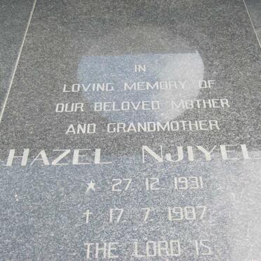JACOBS John -1945 &amp; Sophia -1954 :: JACOBS Hazel Njiyela 1931-1987