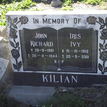 KILIAN John Richard 1901-1944 &amp; Iris Ivy 1912-2001