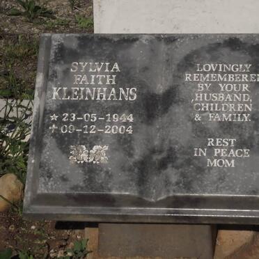 KLEINHANS Sylvia Faith 1944-2004