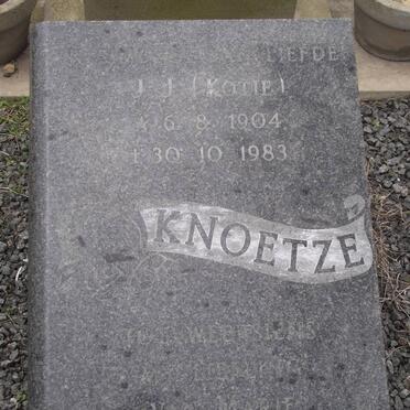 KNOETZE J.J. 1904-1983