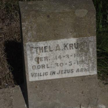 KRUGER Ethel A. 1927-1928
