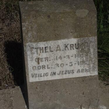 KRUGER Ethel A. 1927-1928