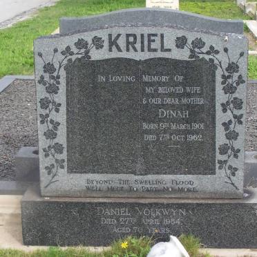 KRIEL Dinah 1901-1962