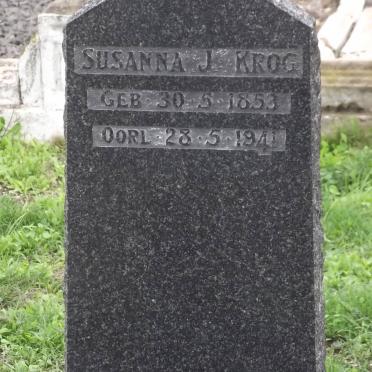 KROG Susanna J. 1853-1941