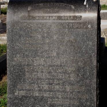 KRUGER Johanna R.T. BOTHA 1871-1945 &amp; Johannes C. 1864-1945