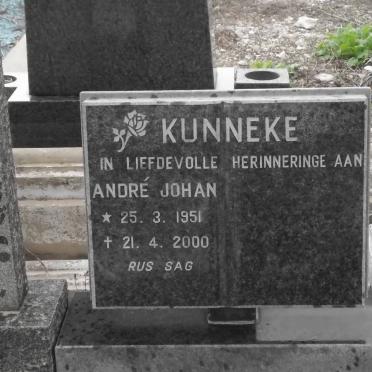 KUNNEKE André Johan 1951-2000