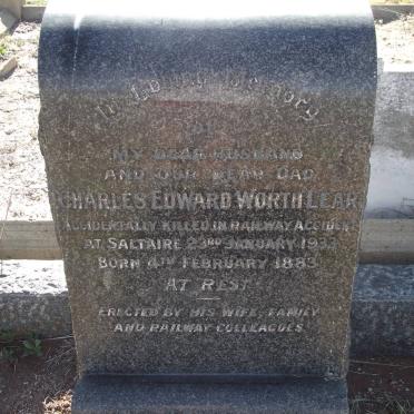 LEAR Charles Edward Worth 1883-1933