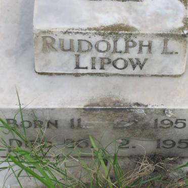 LIPOW Rudolph L. 1953-1955