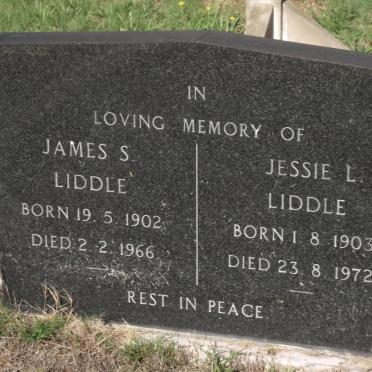 LIDDLE James S. 1902-1966 &amp; Jessie L. 1903-1972