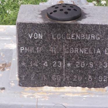 LOGGENBURG Philip R., von 1923-1960 &amp; Cornelia E. 1923-1992.JPG