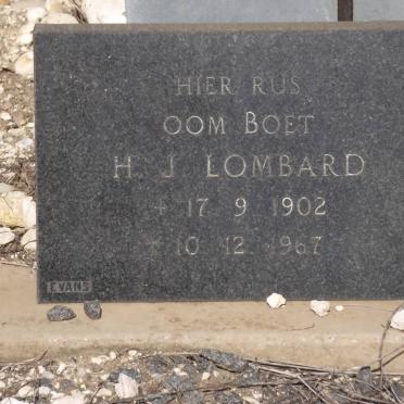 LOMBARD H.J. 1902-1967