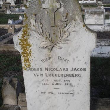 LOGGERENBERG Gideon Nicolaas Jacob, van 1840-1912