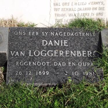 LOGGERENBERG Danie, van 1899-1981