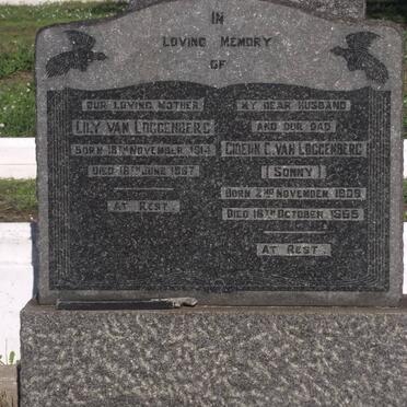LOGGENBERG Gideon C., van 1909-1955 &amp; Lily 1914-1967