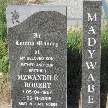 MADYWABE Mzwandile Robert 1967-2005