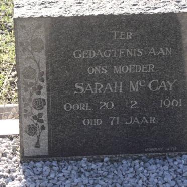 Mc CAY Sarah -1961