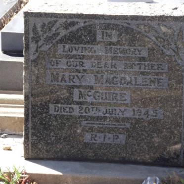 Mc GUIRE Mary Magdalene -1945