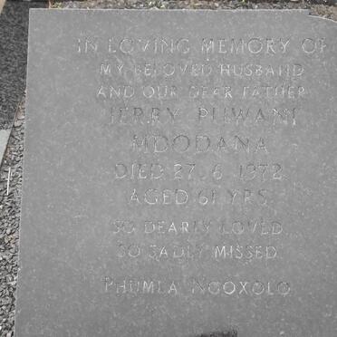 MDODANA Jerry Puwani -1972