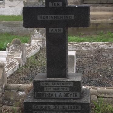 MEYER Dorothea L.A. 1928-1957