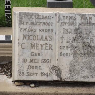 MEYER Nicolaas C. 1861-1945 &amp; Isabella T.L. 1870-1963