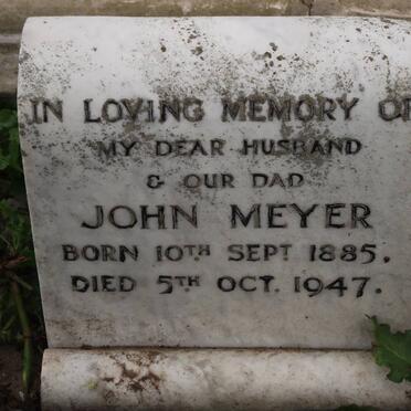 MEYER John 1885-1947