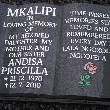 MKALIPI Andisa Priscilla 1970-2010