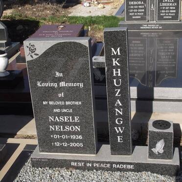 MKHUZANGWE Nasele Nelson 1936-2005