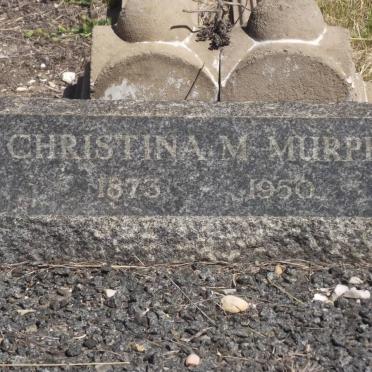 MURPHY Christina M. 1873-1950