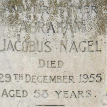 NAGEL Abraham Jacobus -1955