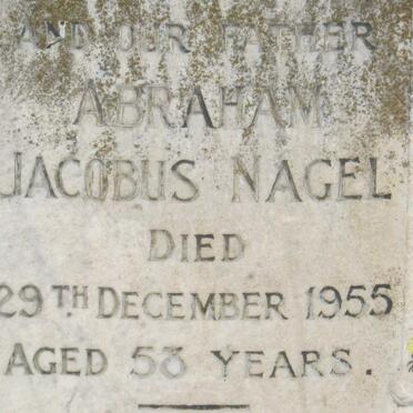 NAGEL Abraham Jacobus -1955
