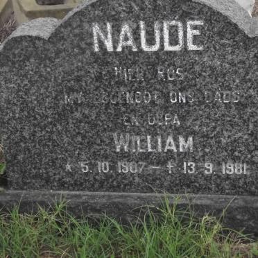 NAUDE William 1907-1981