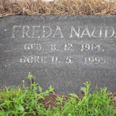 NAUDE Freda 1914-1995